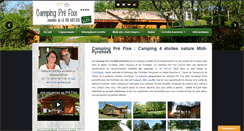 Desktop Screenshot of camping-pre-fixe.com
